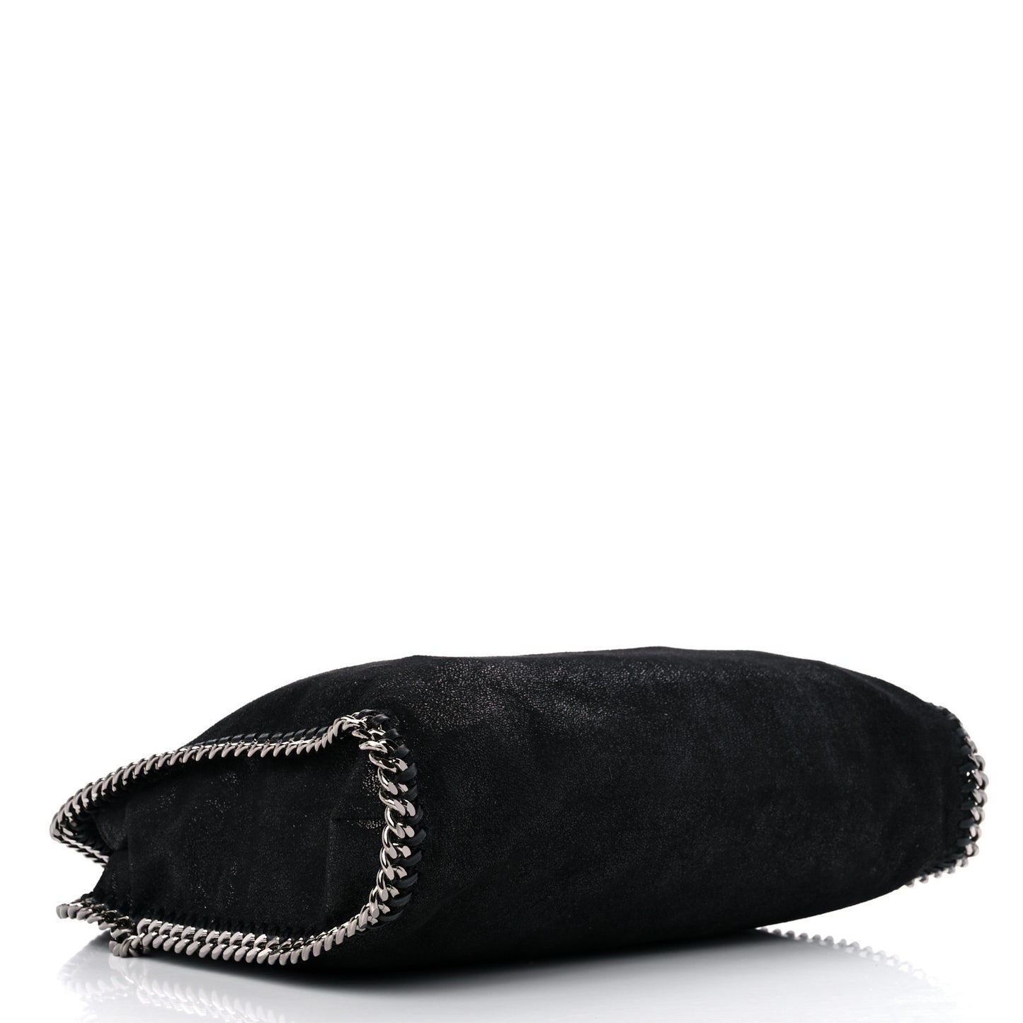 Shaggy Deer Falabella Fold Over Tote Black