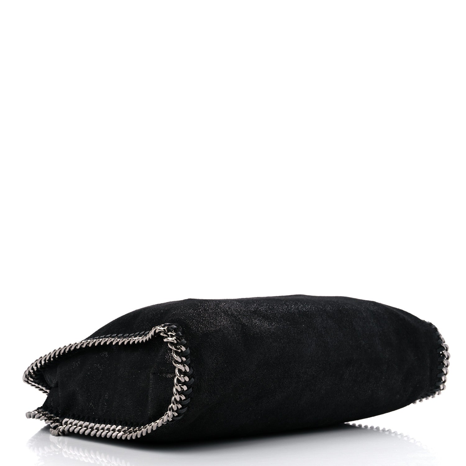 Stella McCartney Shaggy Deer Falabella Fold Over Tote Black 4 of 9