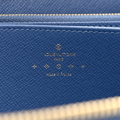 Louis Vuitton LOUIS VUITTON Monogram Denim Zippy Wallet NM Blue 6 of 6