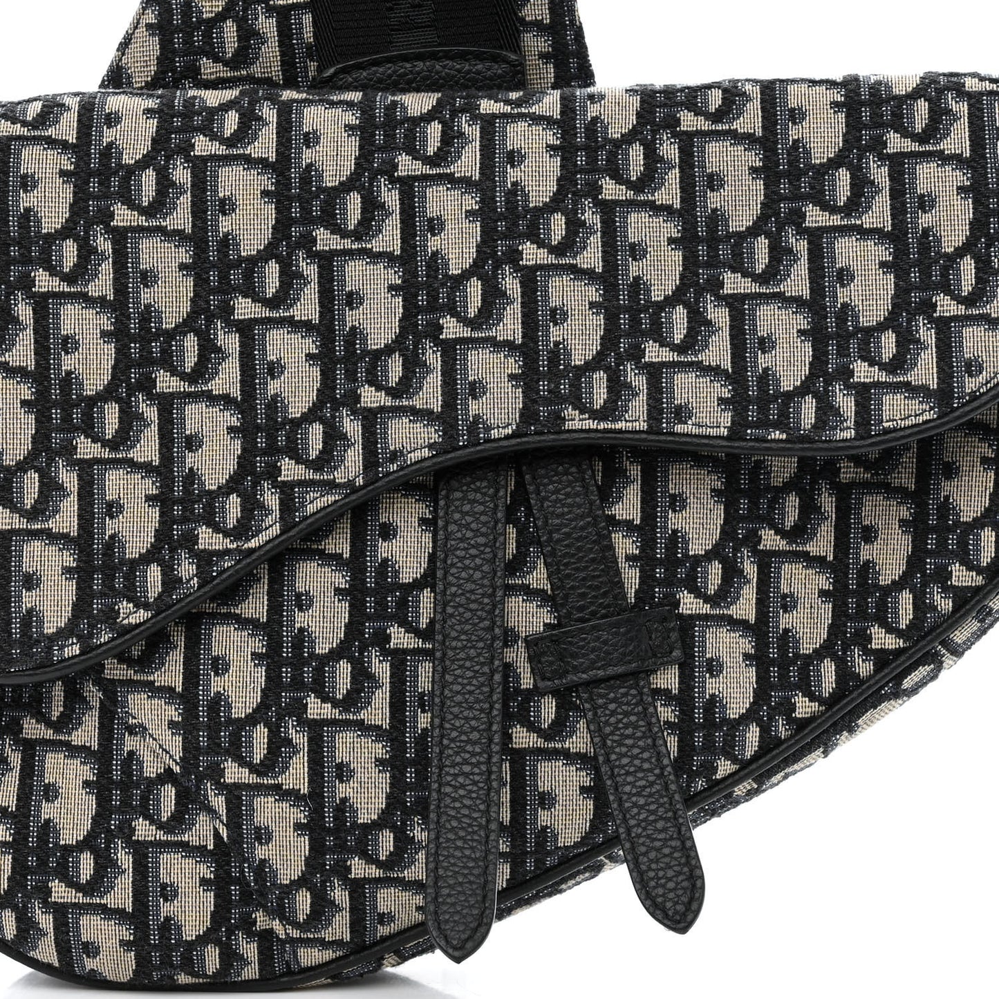 Oblique Mens Saddle Bag Blue