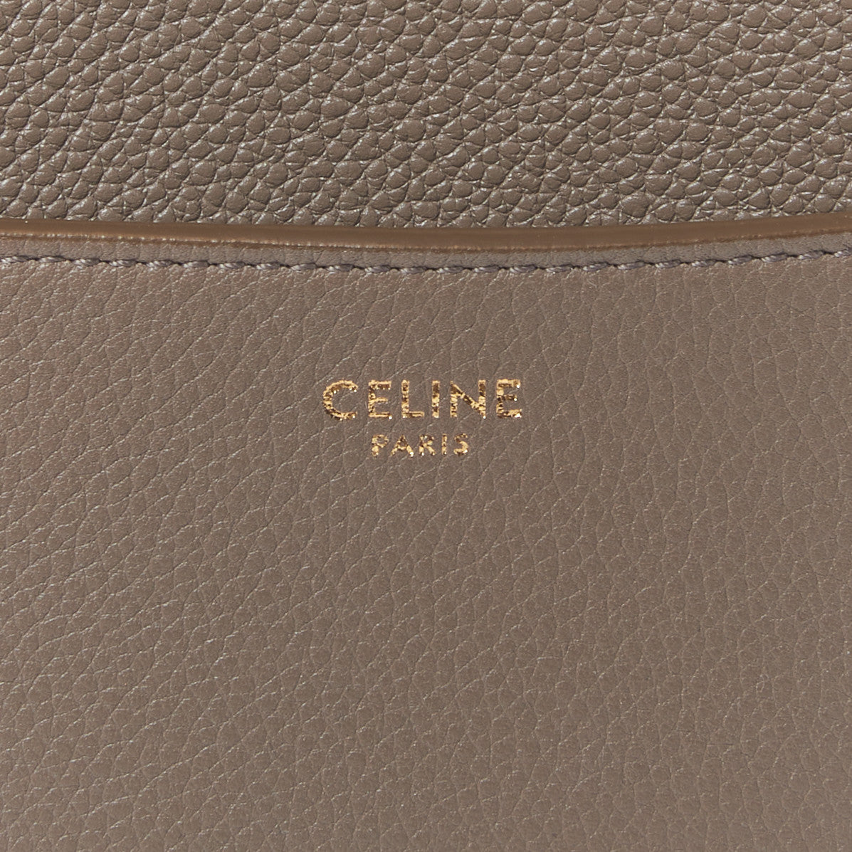 Celine Soft Grained Calfskin Sangle Bucket Bag Taupe 8 of 9