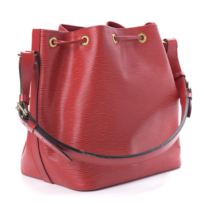 Louis Vuitton Epi Petit Noe Castillan Red 3 of 10