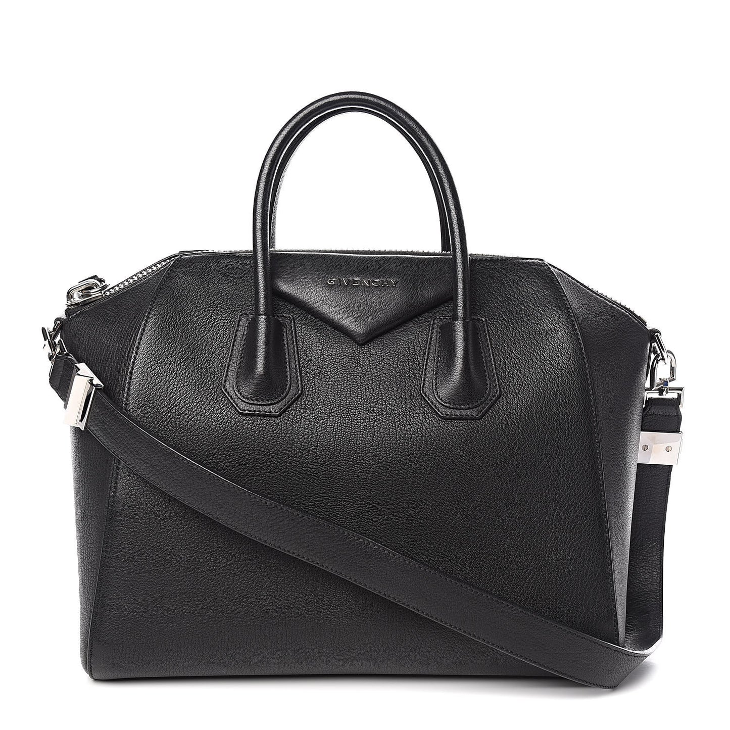Sugar Goatskin Medium Antigona Black