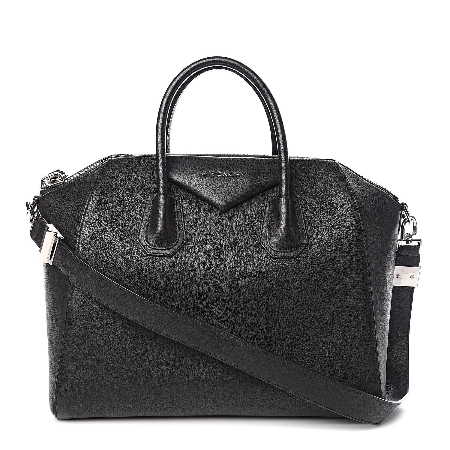Givenchy Sugar Goatskin Medium Antigona Black 1 of 11