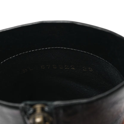 Saint Laurent Calfskin Opyum Ankle Boot 38 Black 8 of 10