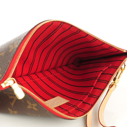 Louis Vuitton Monogram Neverfull MM GM Pochette Cherry 5 of 7