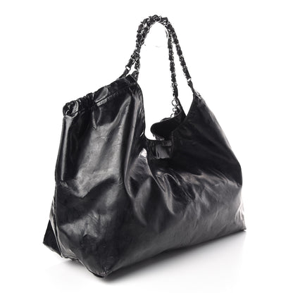 Chanel Vinyl XL Coco Cabas Black 4 of 22