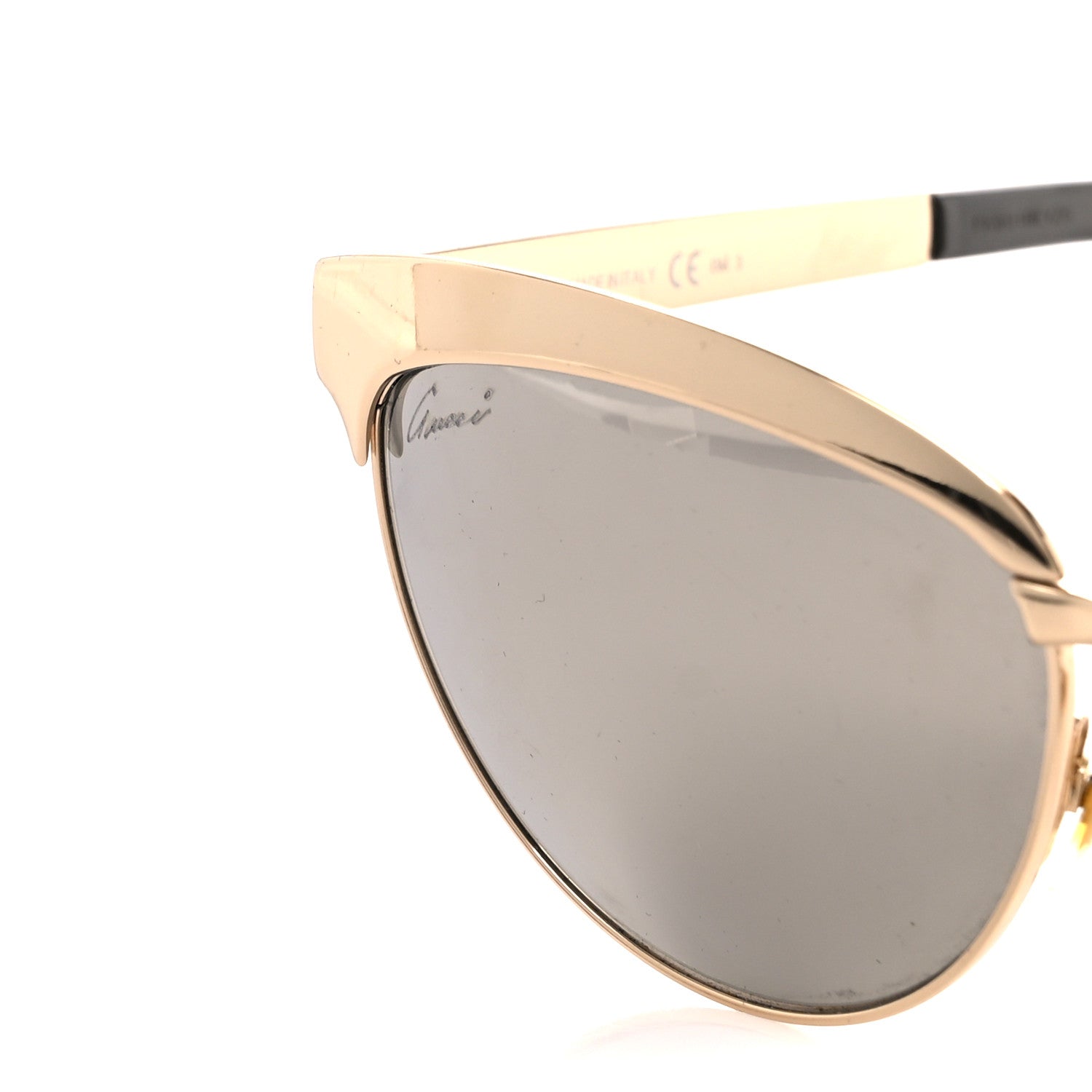 Gucci Metal Round Sunglasses GG4249/S Gold 7 of 8