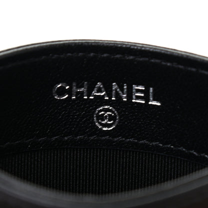 Chanel Lambskin Quilted Card Holder So Black 6 of 8