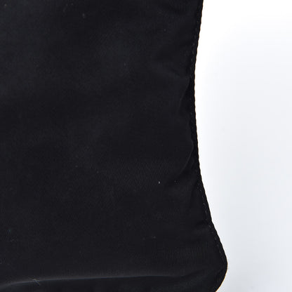 Prada Nylon Small Flat Messenger Bag Black 10 of 14