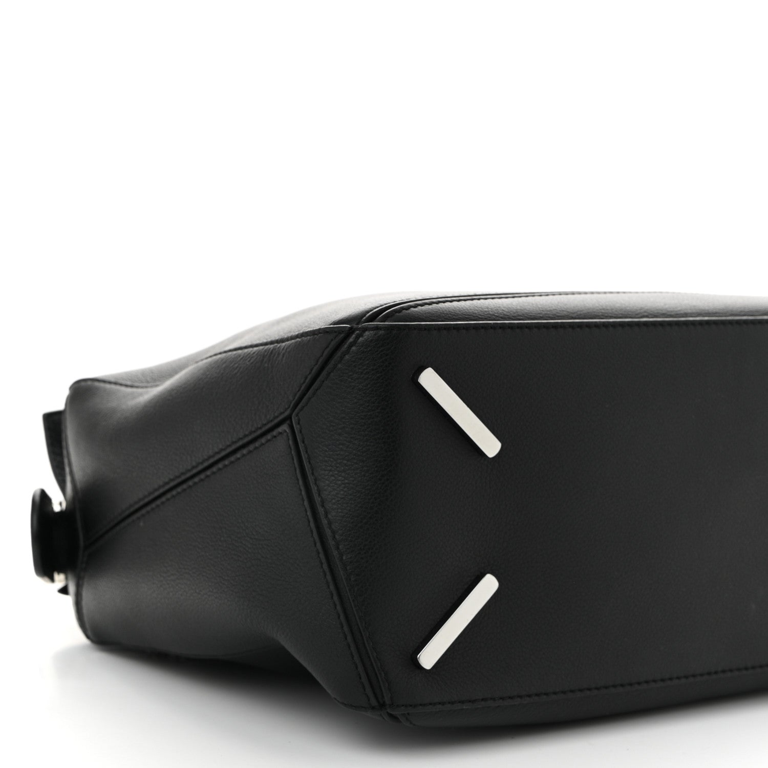 Loewe Calfskin Medium Puzzle Bag Black 9 of 11