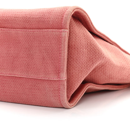 Chanel Canvas Small Deauville Tote Red 11 of 11