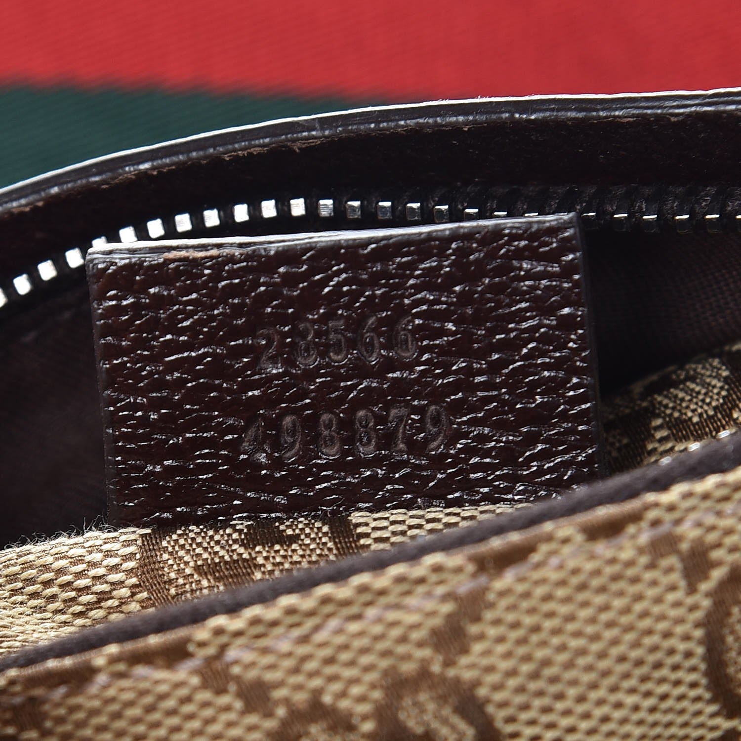 Gucci Monogram Web Belt Bag Dark Brown 7 of 7