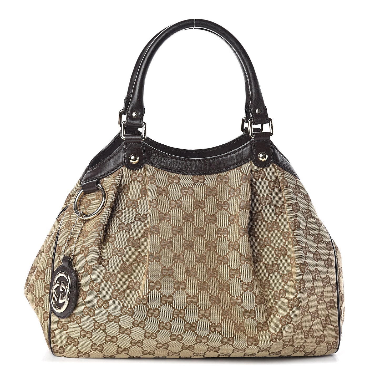 Monogram Medium Sukey Tote Dark Brown