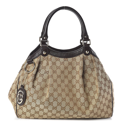 Gucci Monogram Medium Sukey Tote Dark Brown 1 of 9