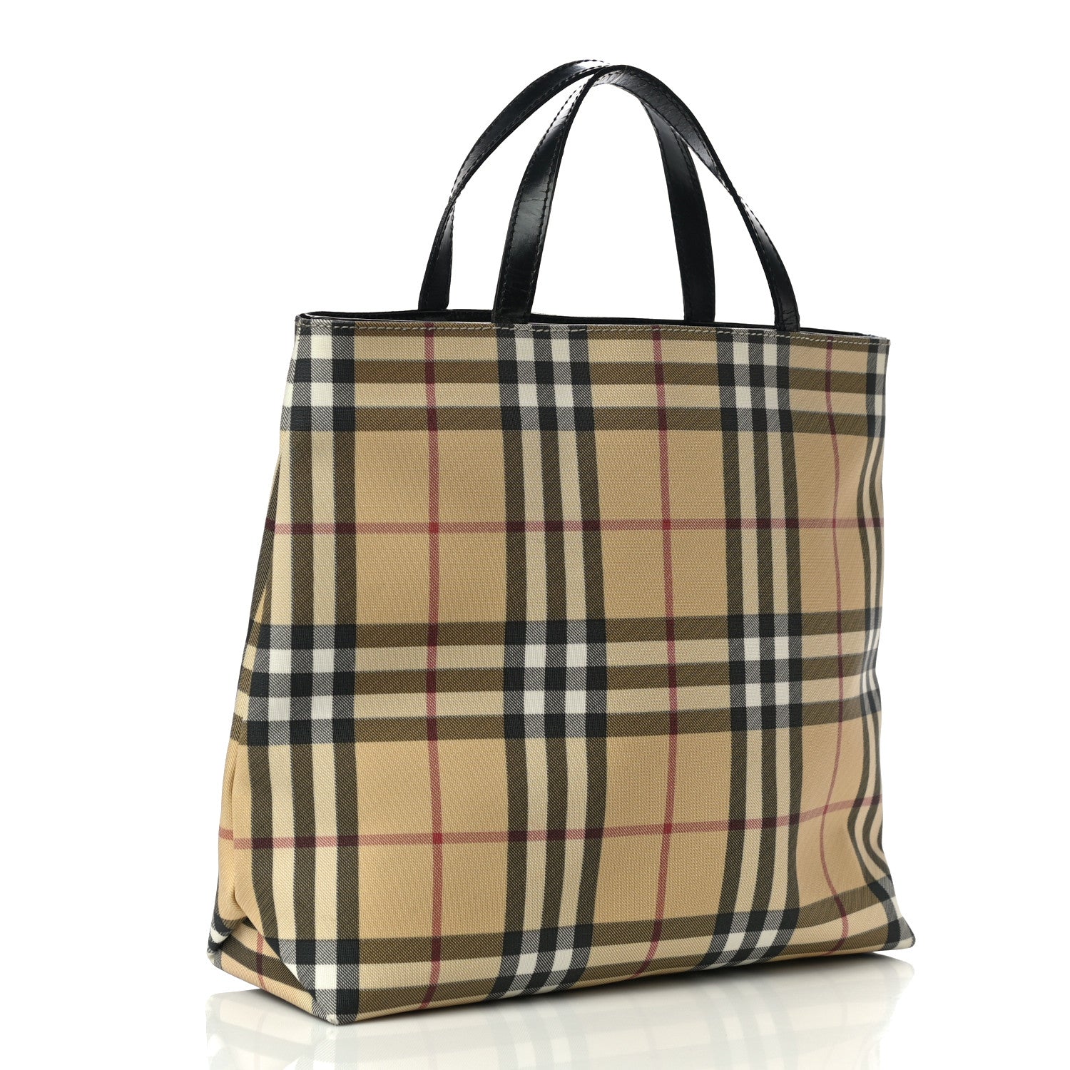 Burberry House Check Medium Tote Black 3 of 10