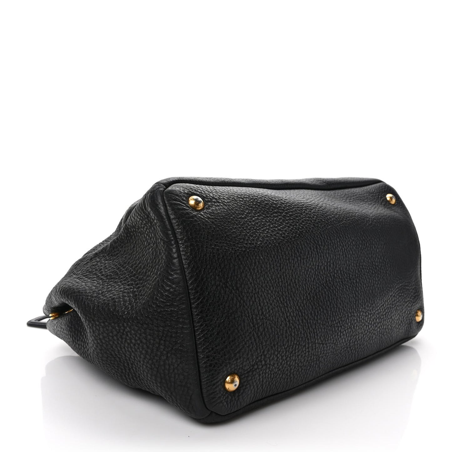 Vitello Daino Tote Black