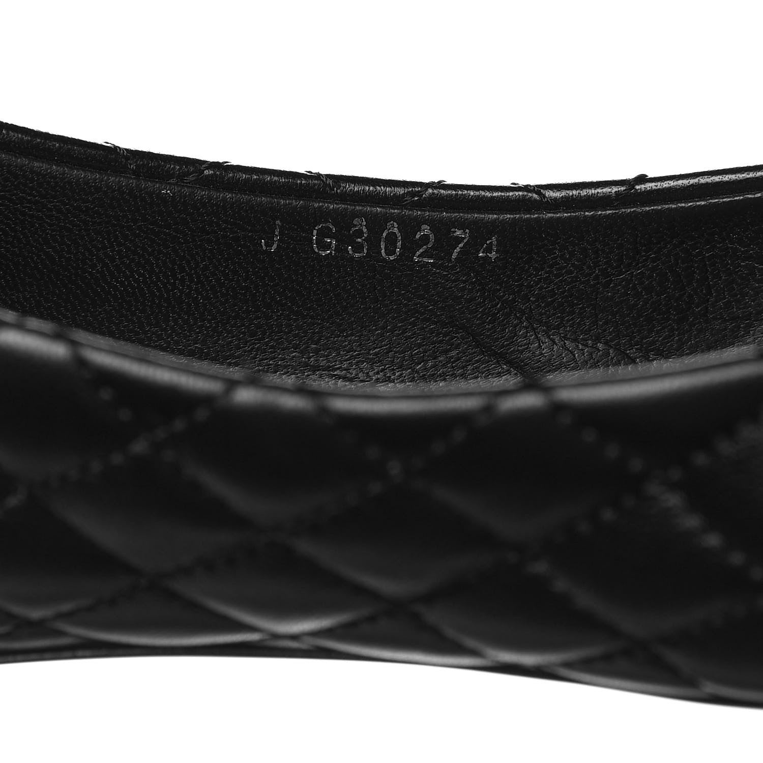 Chanel Lambskin Quilted CC Cap Toe Ballerina Flats 37.5 Black 8 of 11