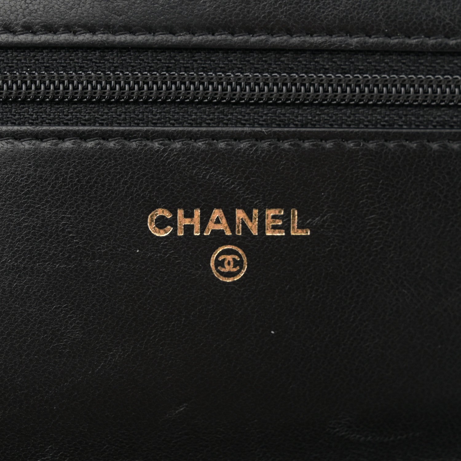 Chanel Lambskin Quilted Boy Wallet On Chain WOC Black 6 of 13