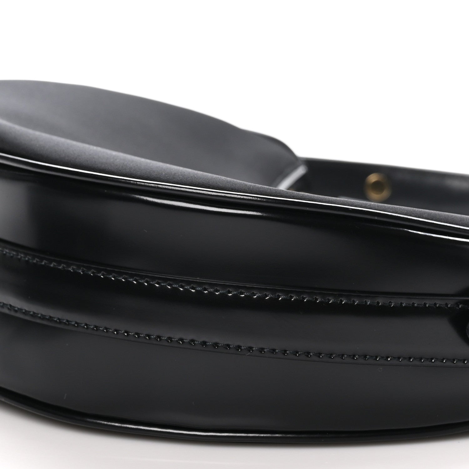 Prada Re-Nylon Spazzolato Arque Shoulder Bag Black 9 of 10