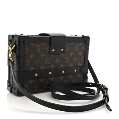 Louis Vuitton Monogram Petite Malle Black 3 of 13
