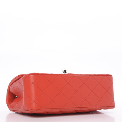 Chanel Lambskin Quilted Mini Rectangular Flap Red 4 of 10
