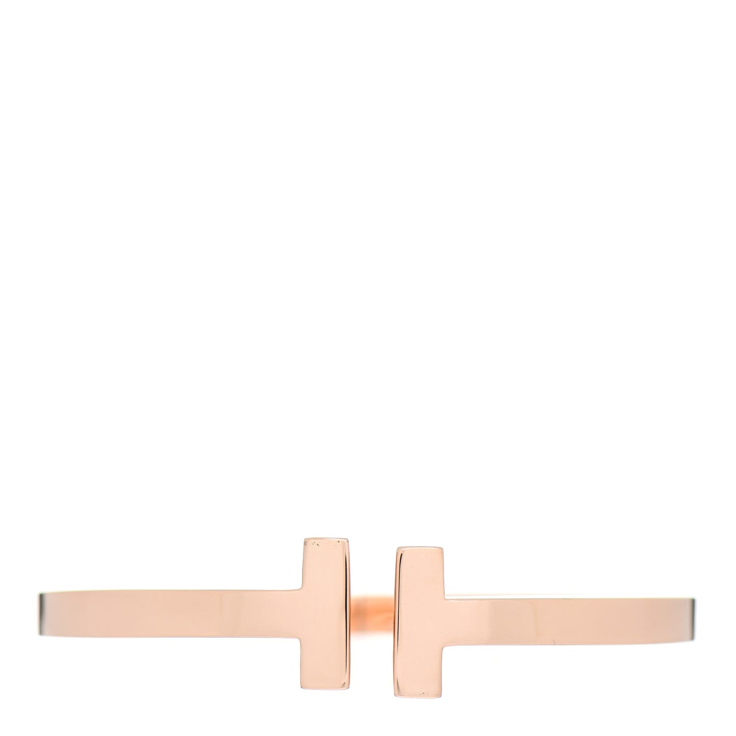18K Rose Gold T Square Bracelet