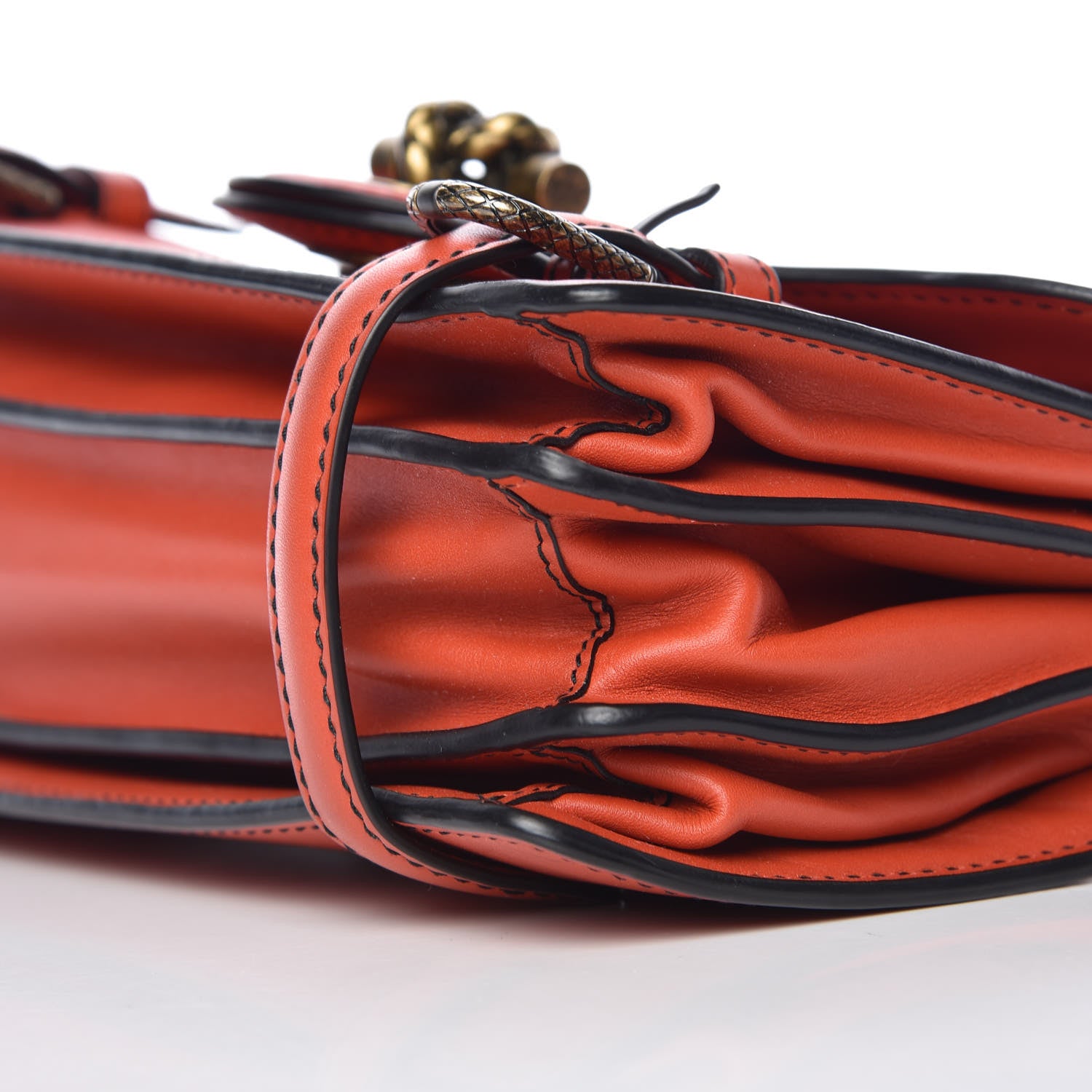 Bottega Veneta French Calf City Knot Bag Terracota 6 of 10