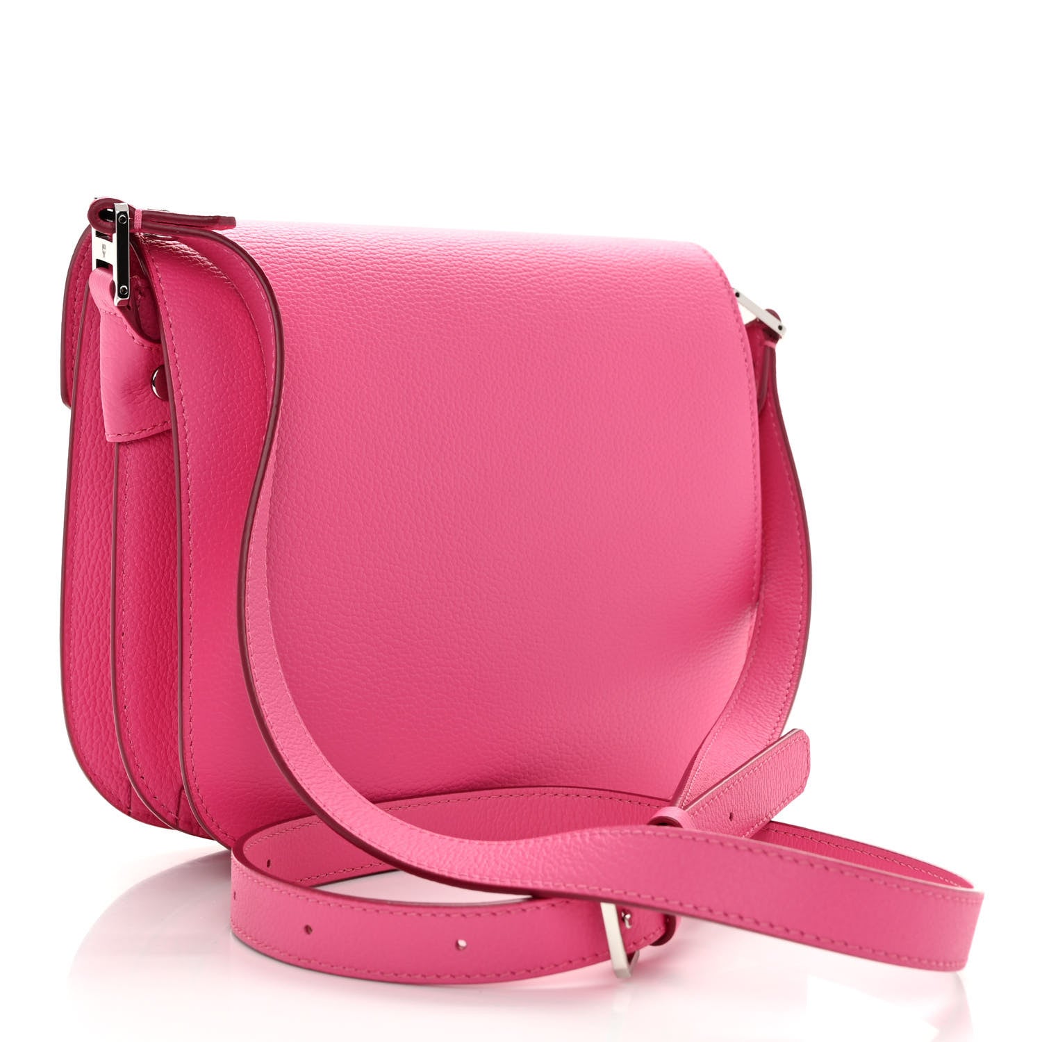 MCM Calfskin Patricia Small Crossbody Bag Pink 3 of 10