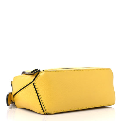 Loewe Calfskin Mini Puzzle Bag Yellow 4 of 13