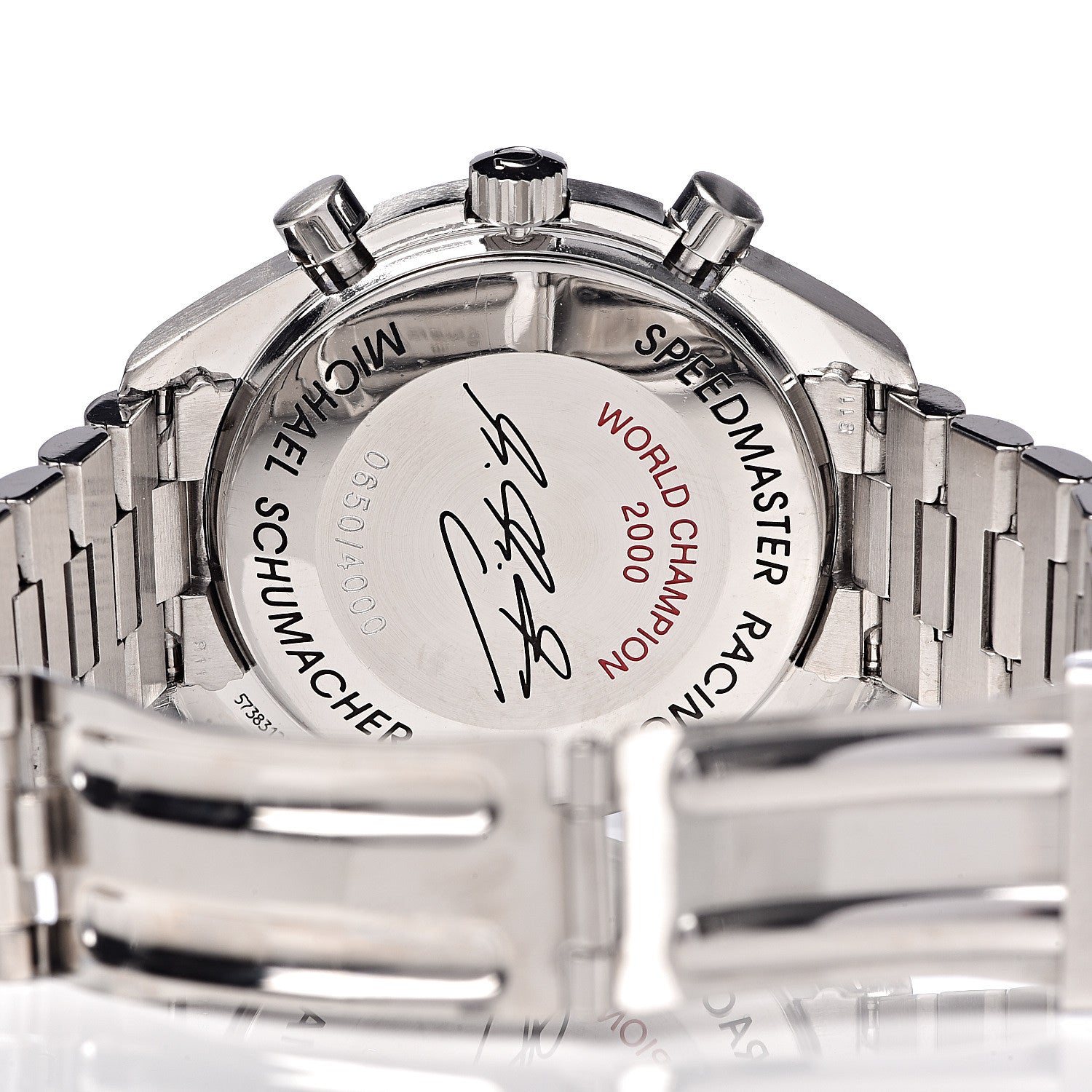 Omega Stainless Steel 40mm Speedmaster Racing Michael Schumacher Automatic Watch 3517.30 7 of 7
