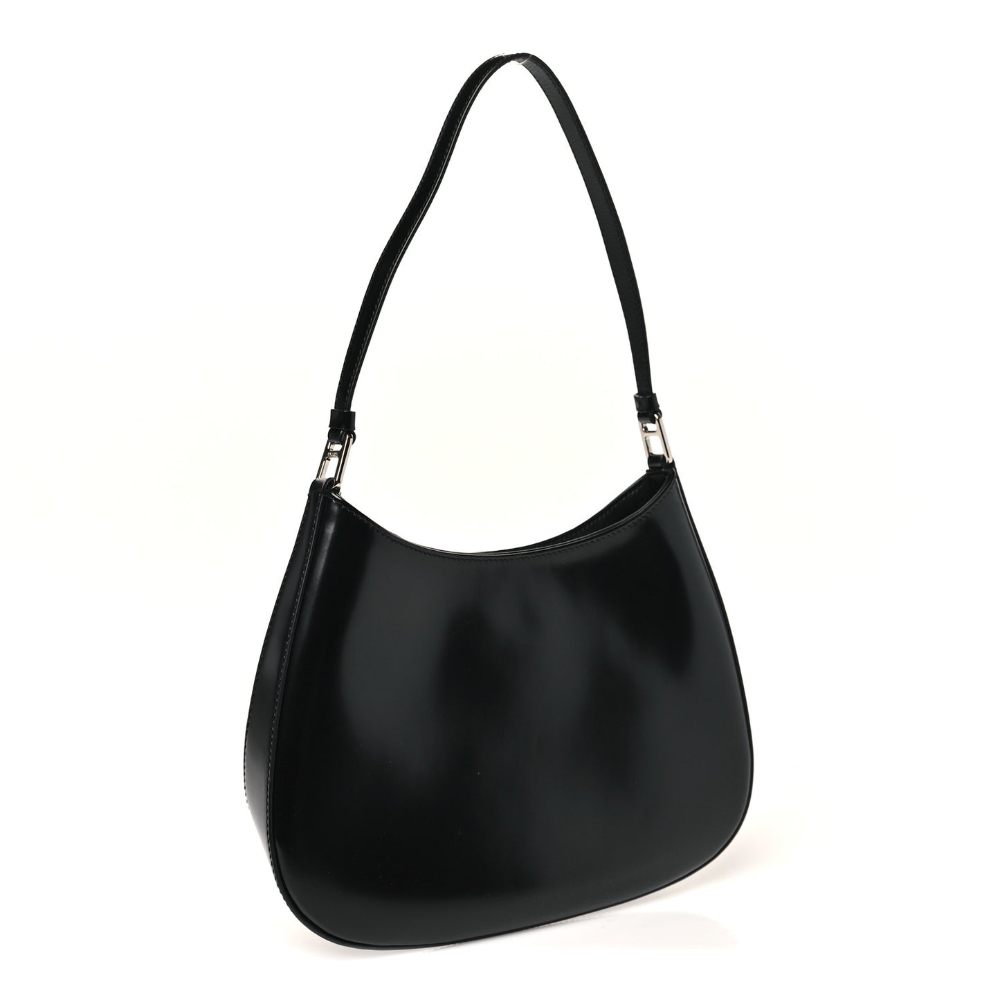 Spazzolato Cleo Shoulder Bag Black