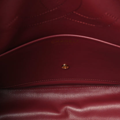 Chanel Grained Calfskin Small Souplissimo Maxi Flap Burgundy 5 of 11