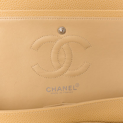 Chanel Caviar Quilted Small Double Flap Dark Beige 6 of 11