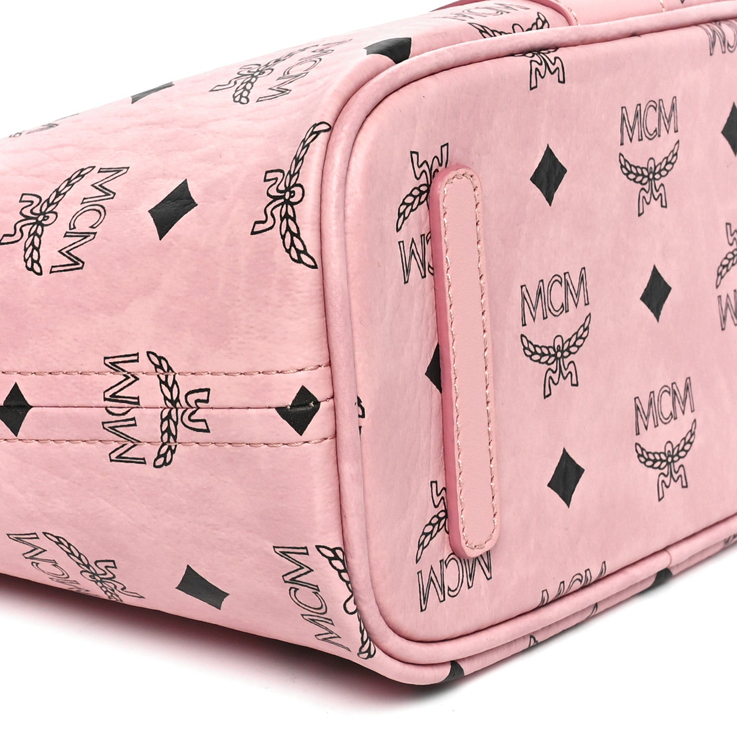 MCM Visetos Mini Liz Reversible Shopper Tote Soft Pink 8 of 9