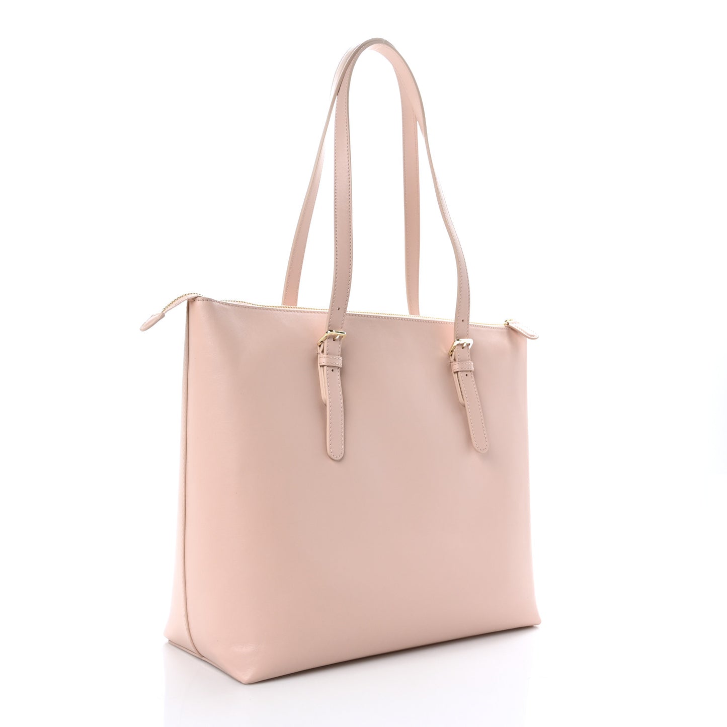 Calfskin Shopping Tote Pink