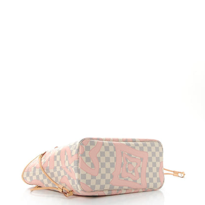 Louis Vuitton Damier Azur Tahitienne Neverfull MM 5 of 11