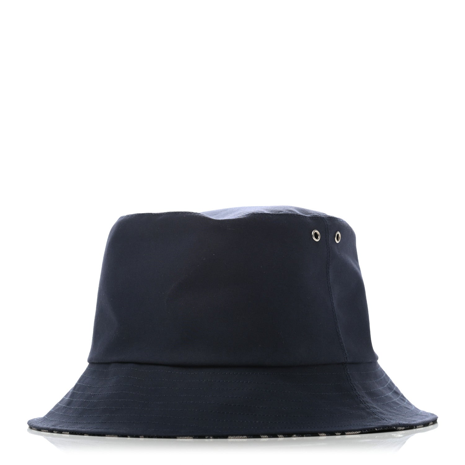Christian Dior Oblique Reversible Teddy-D Brim Bucket Hat 57 Blue 1 of 13