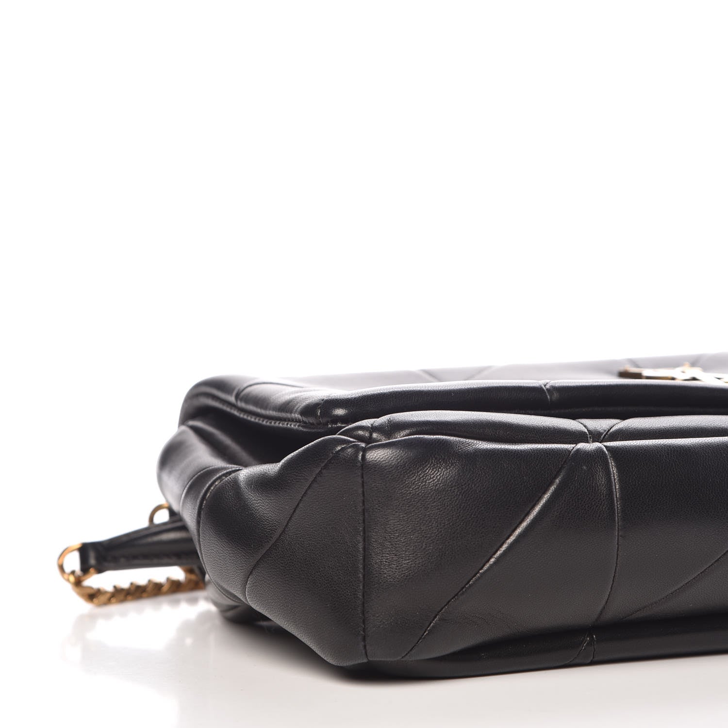 Saint Laurent Lambskin Patchwork Monogram Medium Jamie Black 8 of 9