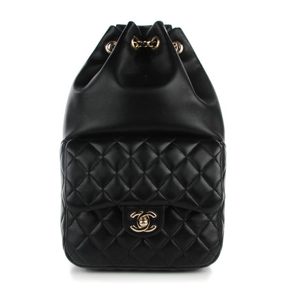 Chanel Lambskin Quilted Small in Seoul Backpack Black 1 of 7