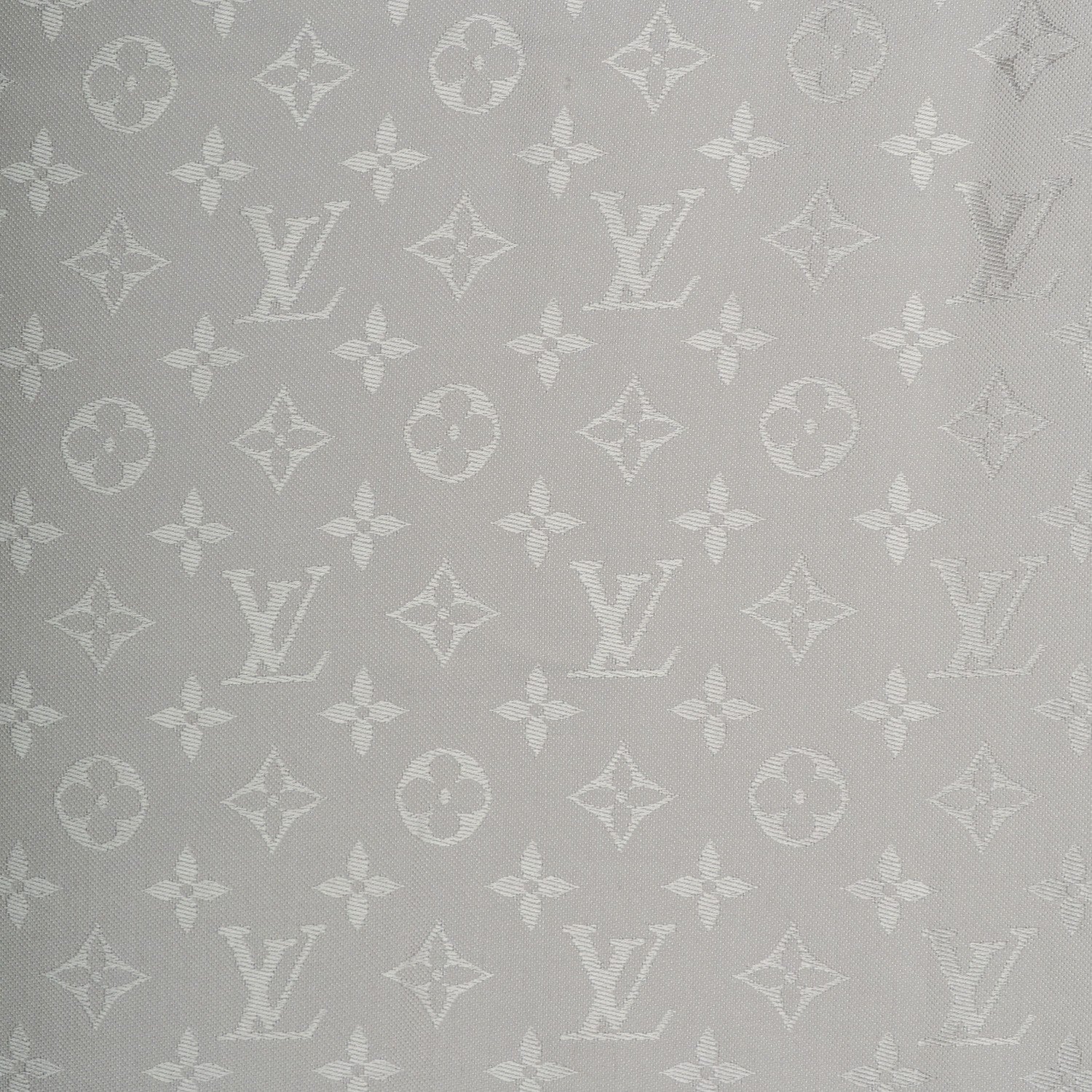 Louis Vuitton Silk Wool Monogram Shawl Beige 2 of 16