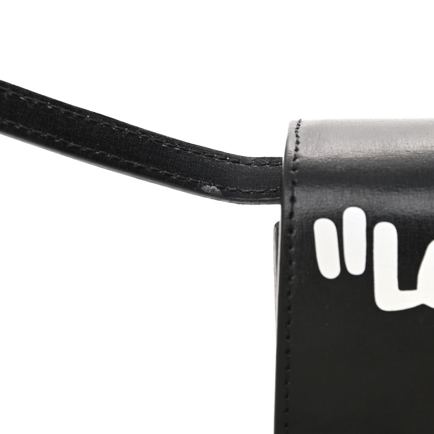 Off-White Calfskin Cash Jitney 1.4 Shoulder Bag Black 10 of 11