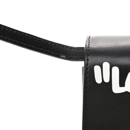 Off-White Calfskin Cash Jitney 1.4 Shoulder Bag Black 10 of 11