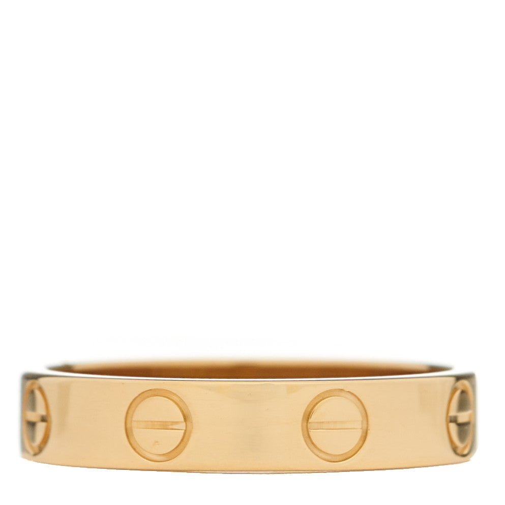 Cartier 18K Yellow Gold 3.5mm LOVE Wedding Band Ring 51 5.75 3 of 5