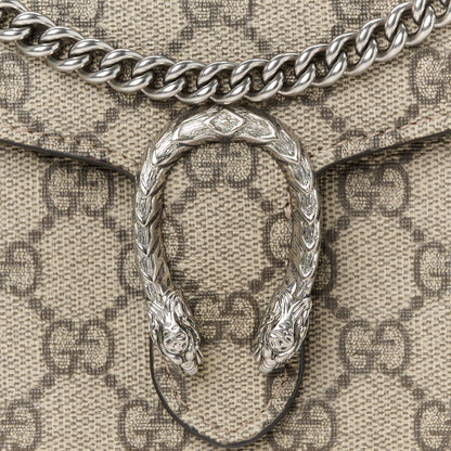Gucci GG Supreme Monogram Mini Dionysus Chain Wallet Beige Taupe 8 of 11