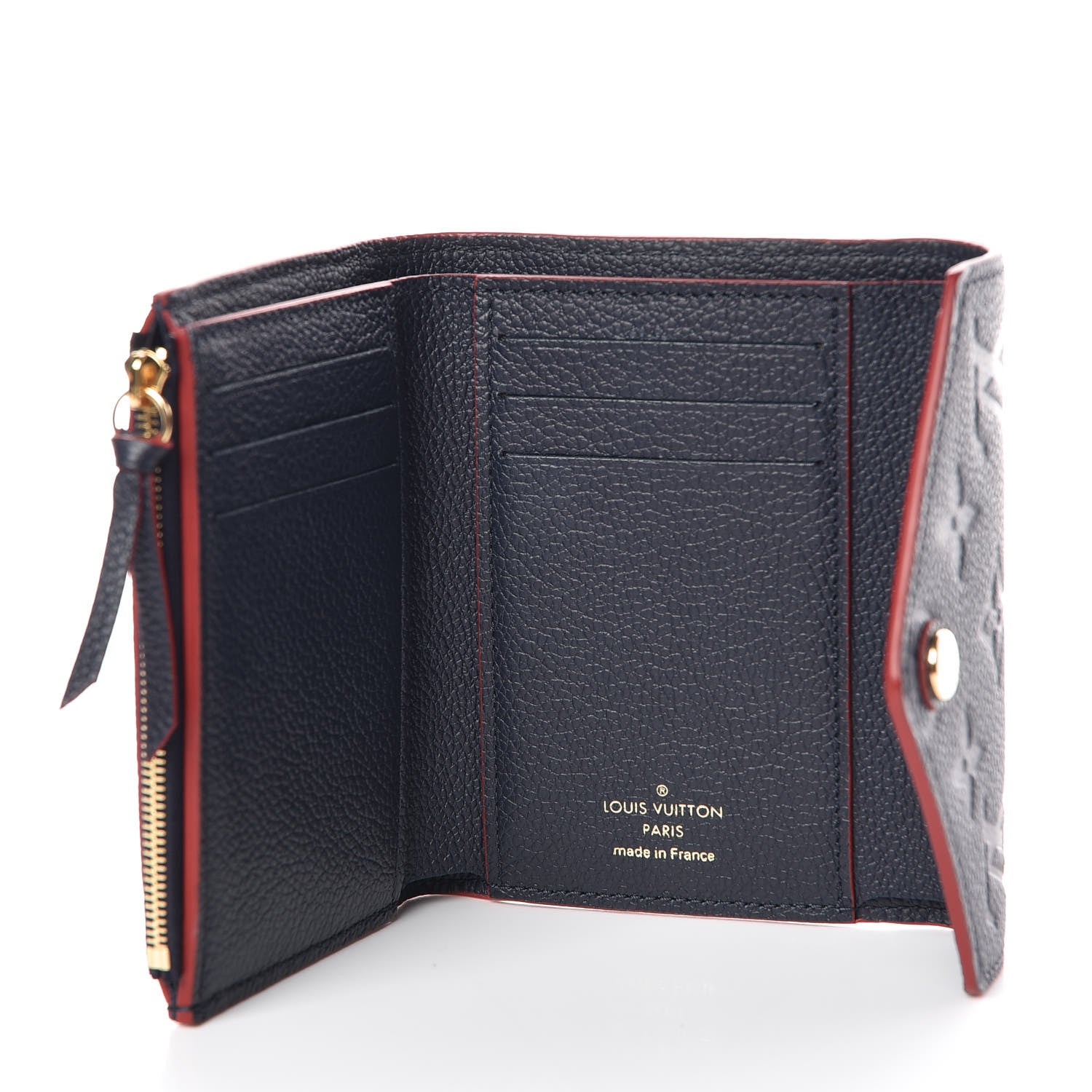 Louis Vuitton Empreinte Victorine Wallet Marine Rouge 5 of 8