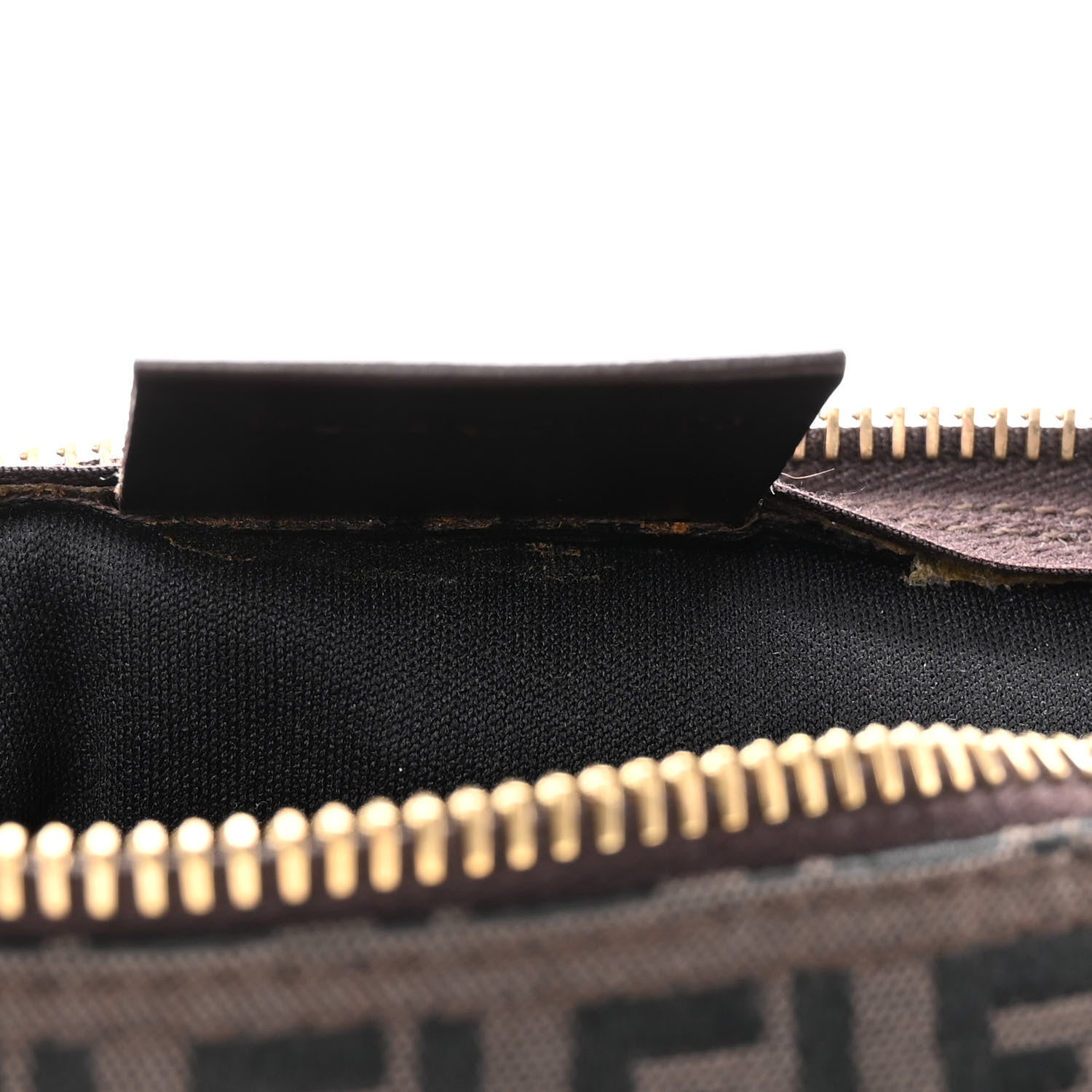 Fendi Zucchino Mini Pochette Tobacco Moro 12 of 13