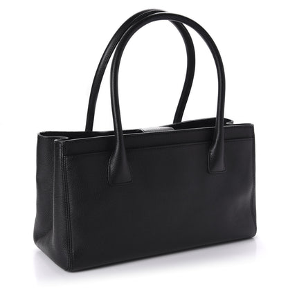 Chanel Calfskin Small Cerf Executive Shopper Tote Black 3 of 12