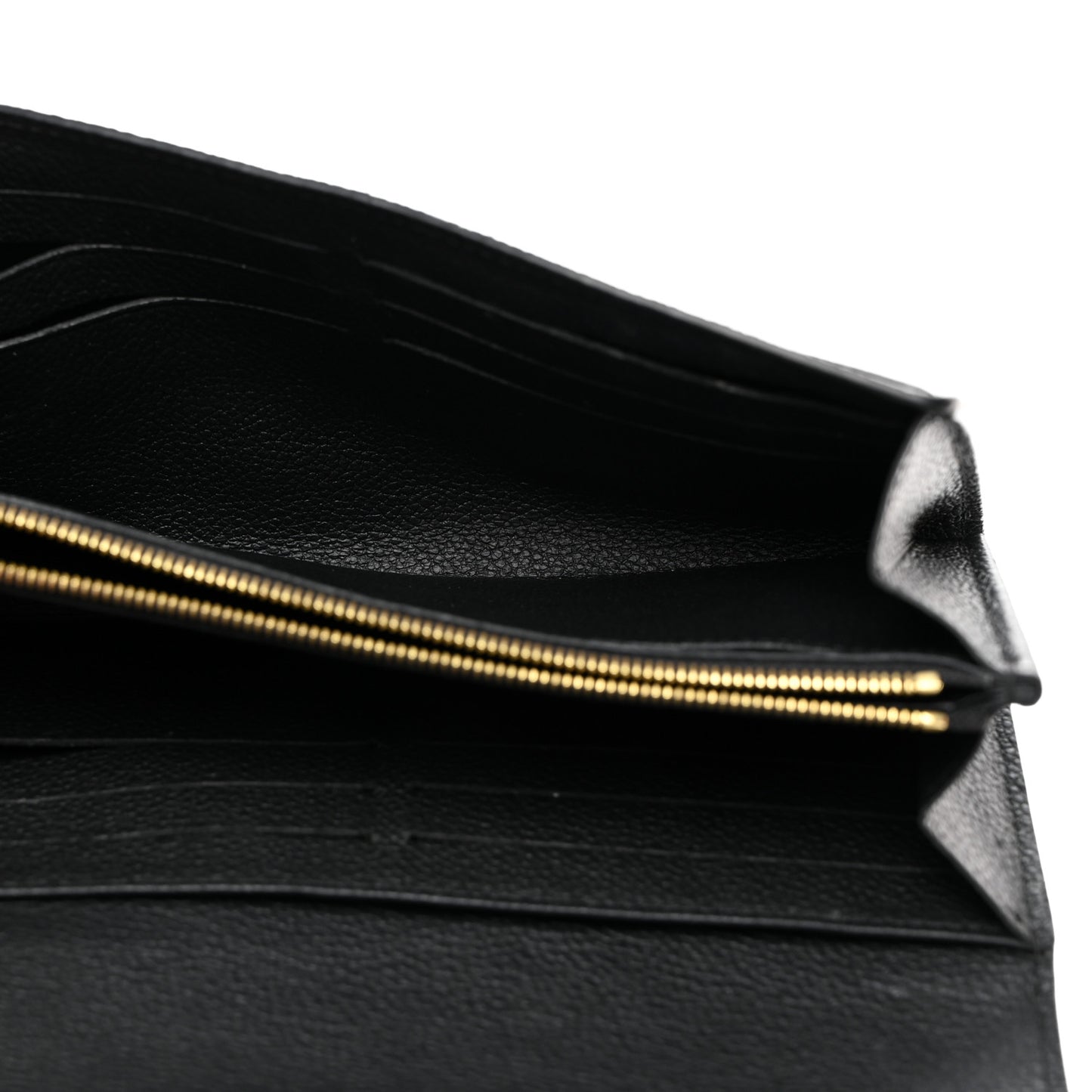 Monogram Empreinte Giant Sarah Wallet Black Beige