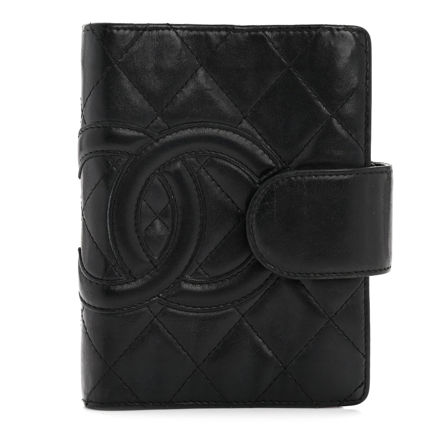 Chanel Calfskin Quilted Small Cambon Agenda Planner Black 1 of 11